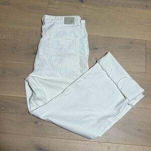 AG Kora High Waist Cuffed Ankle Wide Leg Jeans